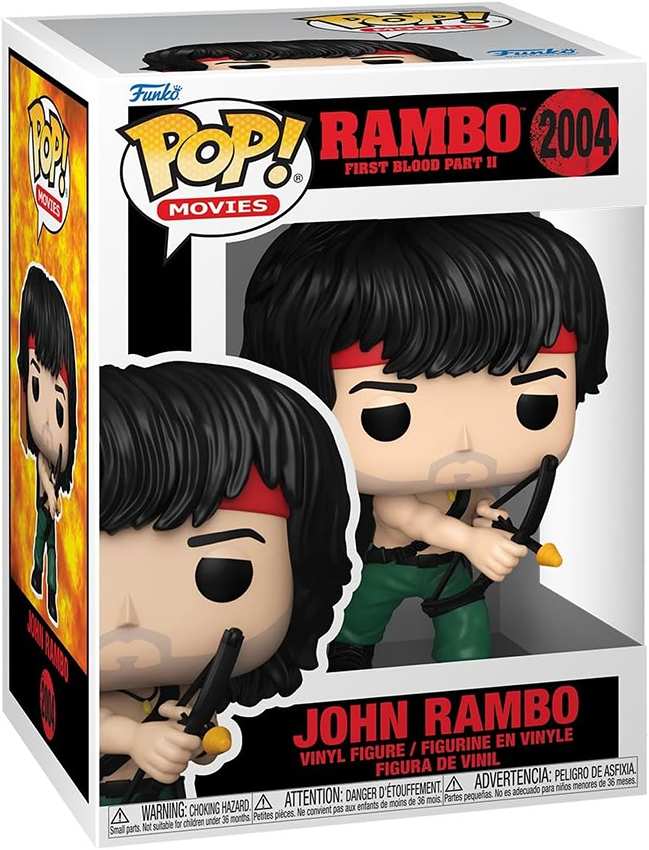 Pop Movies Rambo 2 3.75 Inch Vinyl Figure - John Rambo with Bow #2004