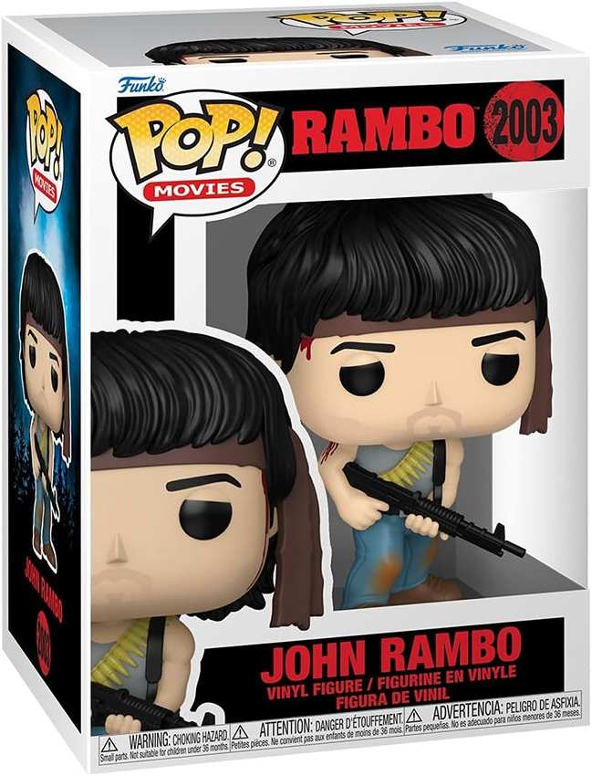 Pop Movies Rambo 3.75 Inch Vinyl Figure - John Rambo #2003