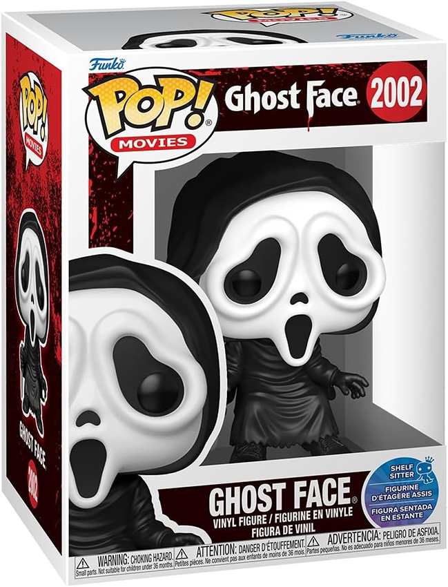 Pop Movies Scream 3.75 Inch Vinyl Figure - Ghostface (Sitting) #2002