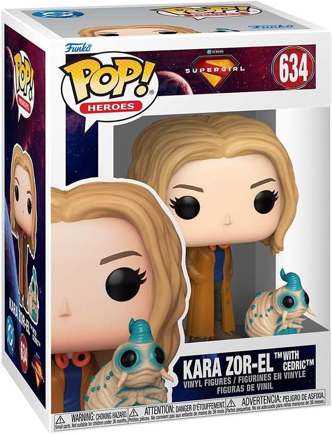 Pop Movies Supergirl 3.75 Inch Vinyl Figure - Kara Zor-El with Cedric #634