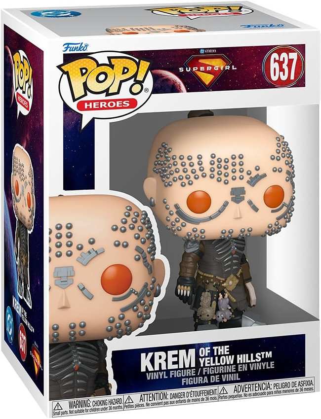 Pop Movies Supergirl 3.75 Inch Vinyl Figure - Krem of the Yellow Hills #637