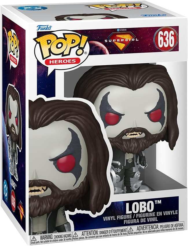 Pop Movies Supergirl 3.75 Inch Vinyl Figure - Lobo #636