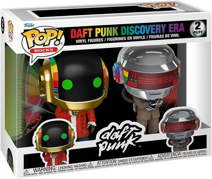 Pop Music Rocks 3.75 Inch Vinyl Figure - Daft Punk Discovery Era 2-Pack