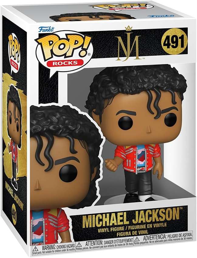 Pop Rocks Music 3.75 Inch Vinyl Figure - Michael Jackson (Beat It) #491