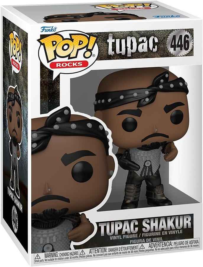 Funko Pop Rocks Music Tupac 3.75 Vinyl Figure - Tupac Shakur (California Love) #446