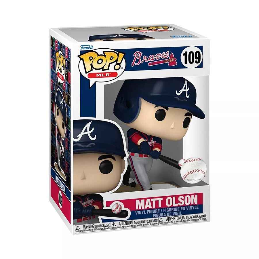 Pop Sports MLB Baseball 3.75 Inch Vinyl Figure - Matt Olson (Braves) #109
