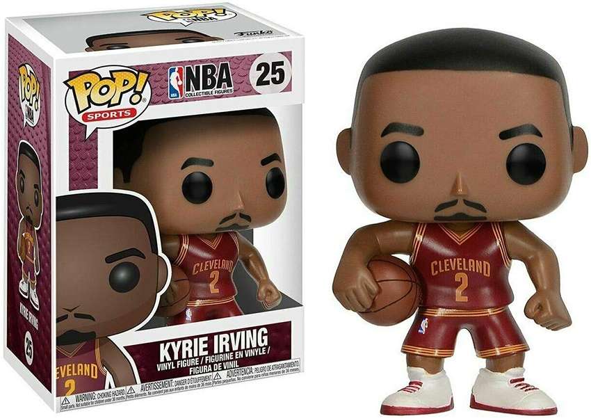 Pop Sports NBA 3.75 Inch Vinyl Figure - Kyrie Irving Cleveland Cavaliers #25