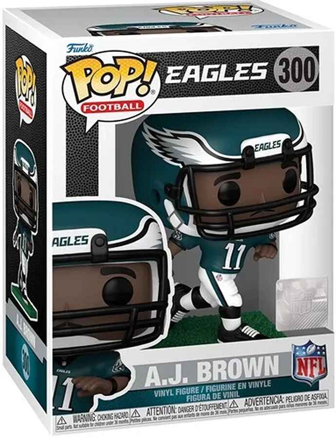 Pop Sports NFL Football 3.75 Inch Action Figure - A.J. Brown (Eagles) #300