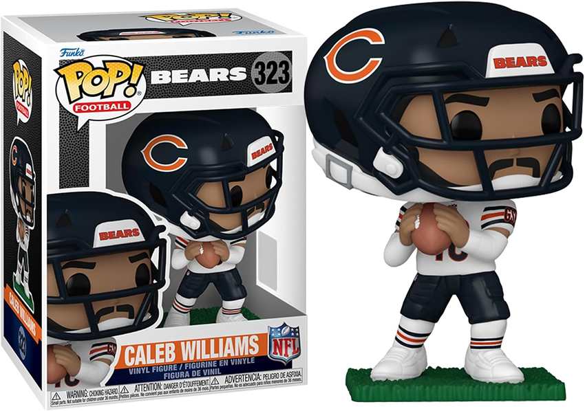 Pop Sports NFL Football 3.75 Inch Vinyl Figure - Caleb Williams #323 Chicago Bears