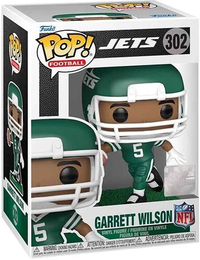 Pop Sports NFL Football 3.75 Inch Action Figure - Garrett Wilson (Jets) #302