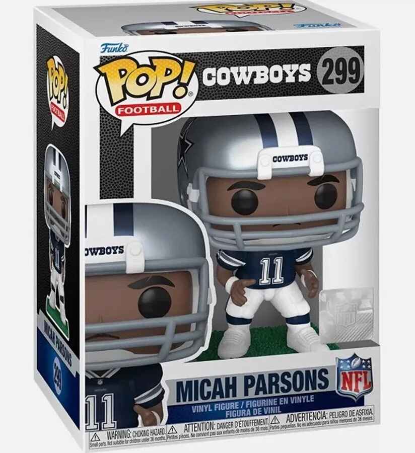 Pop Sports NFL Football 3.75 Inch Action Figure - Micah Parsons #299 (Cowboys)