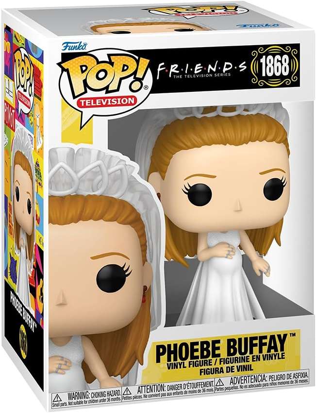Pop Television Friends 3.75 Inch Vinyl Figure - Phoebe Buffay (Wedding Dress) #1868
