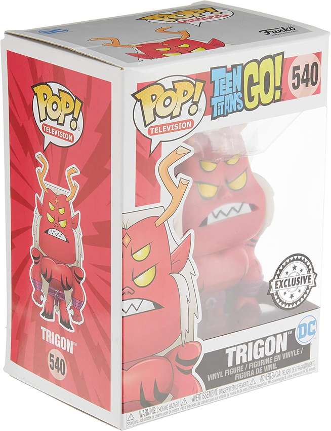 Pop Television Teen Titans GO! 3.75 Inch Vinyl Figure - Trigon Exclusive #540