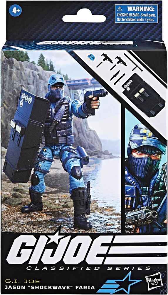 G.I. Joe Classified Series Jason "Shockwave" Faria 6 Inch Action Figure #105