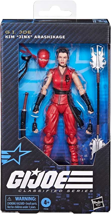G.I. Joe Classified Series Kim Jinx Arashikage 6 Inch Action Figure #124