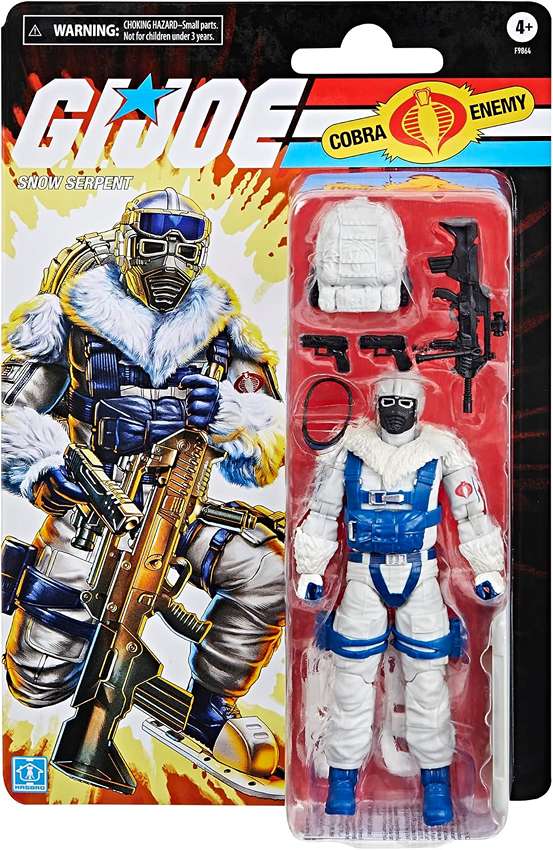 G.I. Joe Classified Series Retro Cardboard Snow Serpent 6 Inch Action Figure