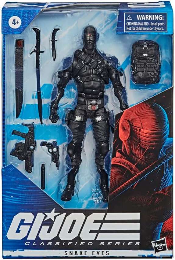 G.I. Joe Classified Series Snake Eyes 6 Inch Action Figure #02