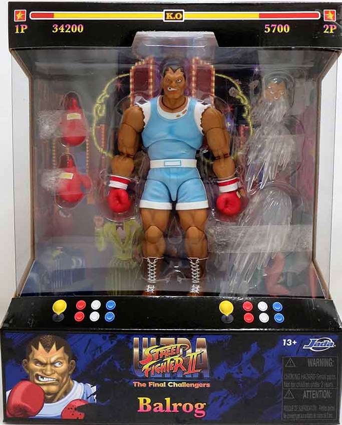 Street Fighter II The Final Challengers Balrog 1:12 Scale 6 Inch Deluxe Action Figure