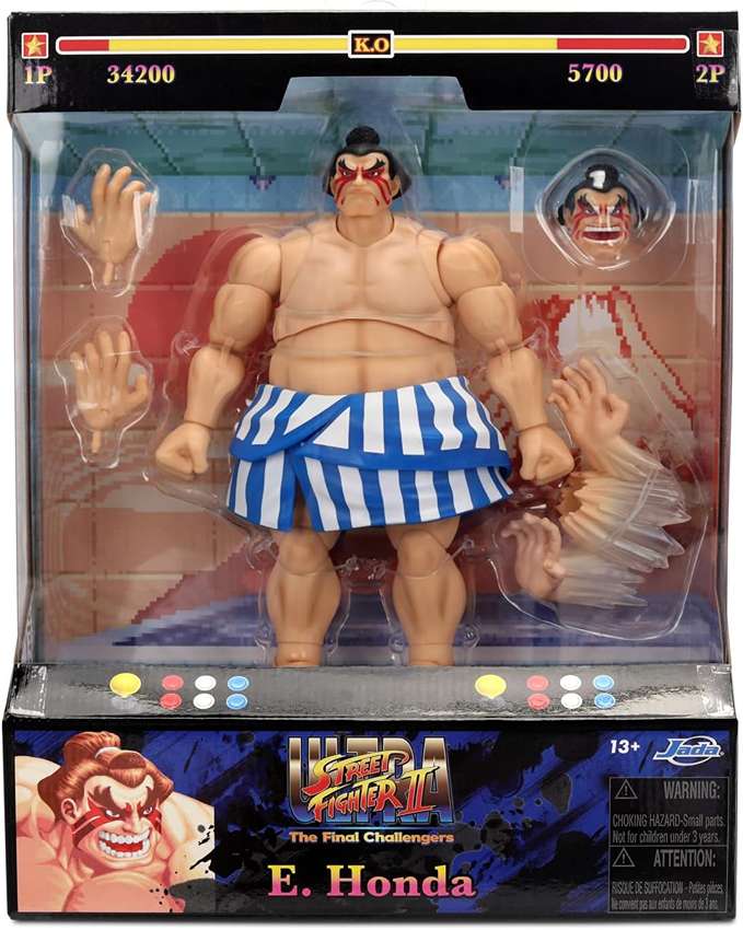 Street Fighter II The Final Challengers E. Honda 1:12 Scale 6 Inch Deluxe Action Figure