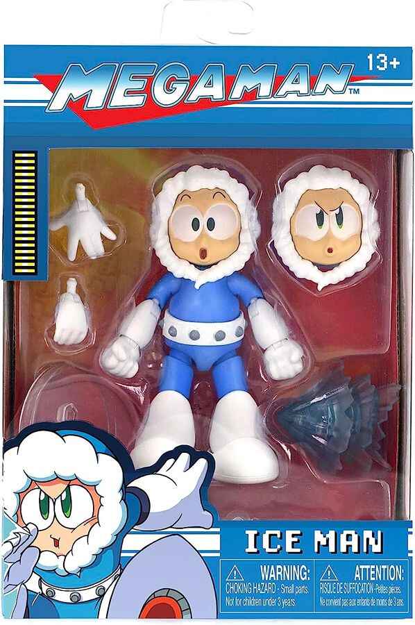 Mega Man Wave 1 Ice Man 1:12 Scale 4 Inch Action Figure