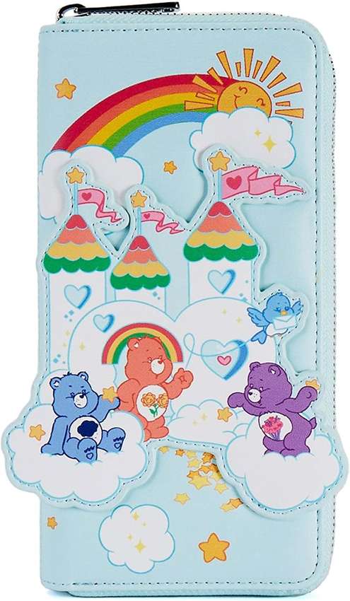 Loungefly Care Bears Care-A-Lot Castle Zip Around Wallet