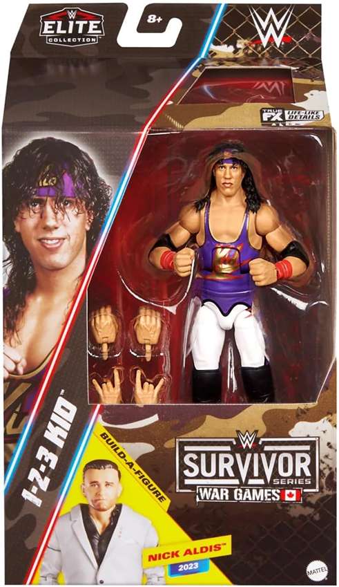 Wrestling WWE Elite Collection Survivor Series War Games BAF Nick Aldis - 1-2-3 Kid 6 Inch Action Figure