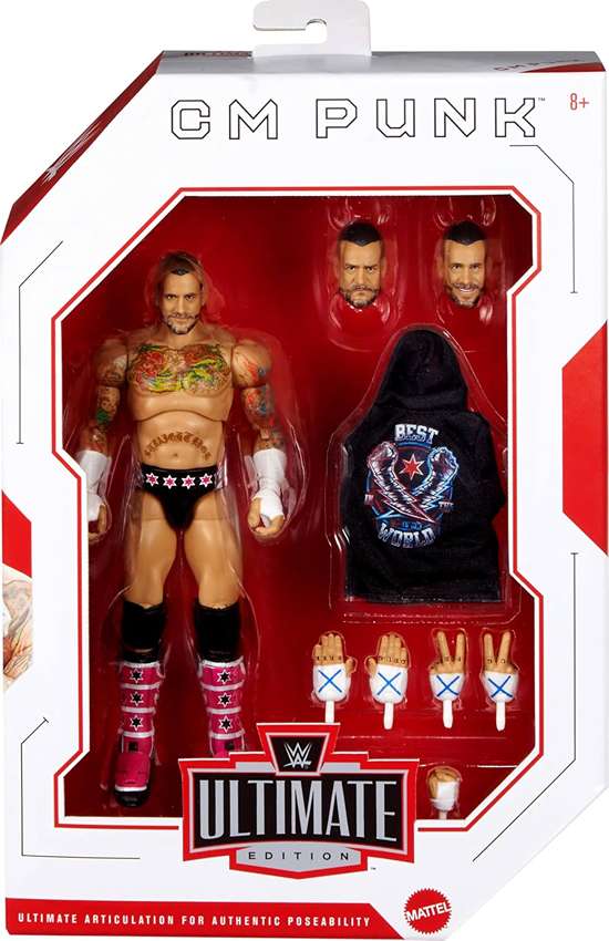 Wrestling WWE Ultimate Collection Wave 27 - CM Punk 6 Inch Action Figure