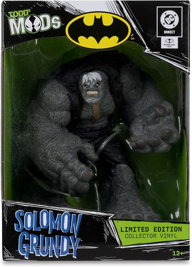 DC Direct Todd Mods Solomon Grundy 4.5 Inch Scale Collector Vinyl Posed Figure