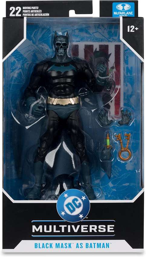 DC Multiverse Black Mask as Batman (Beneath the Mask) 7 Inch Action Figure