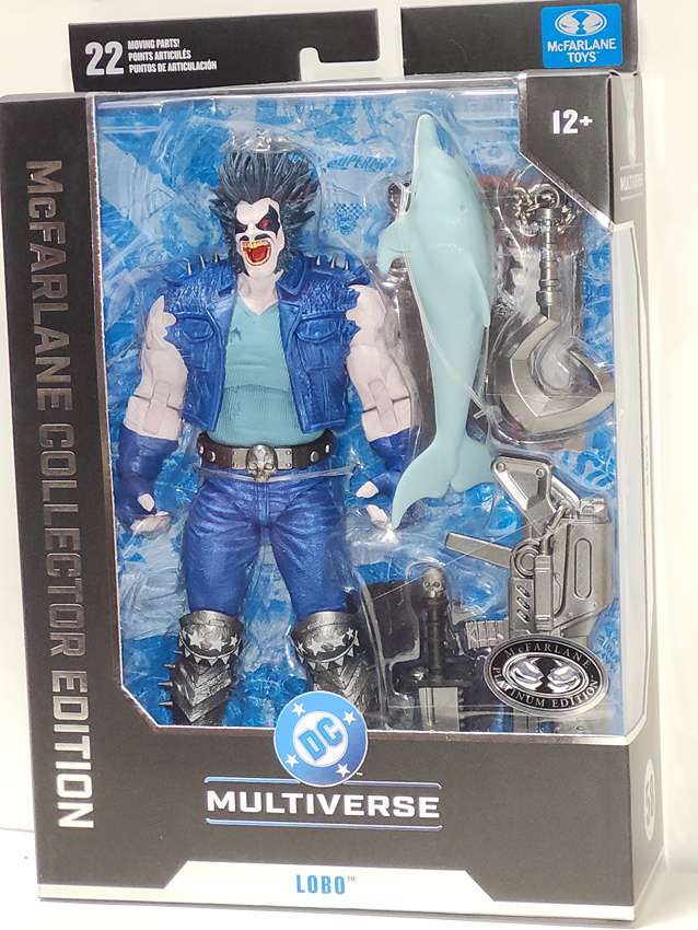 DC Multiverse Collector Edition Wave 14 Lobo (DC Classic) Platinum 7 Inch Action Figure