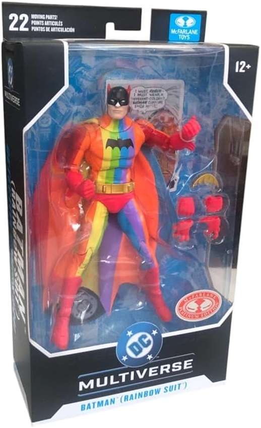 DC Multiverse Batman (Rainbow Suit) (Detective Comics #241) Platinum 7 Inch Action Figure