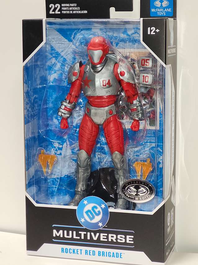 DC Multiverse Rocket Red Brigade (Justice League: Generation Lost) Platinum 7 Inch Action Figure