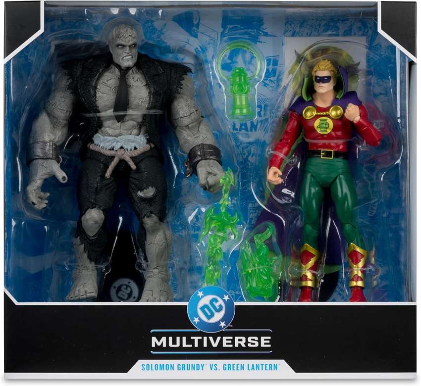 DC Multiverse Solomon Grundy vs Green Lantern (JSA) 7 Inch Figure and Mega Fig 2-Pack