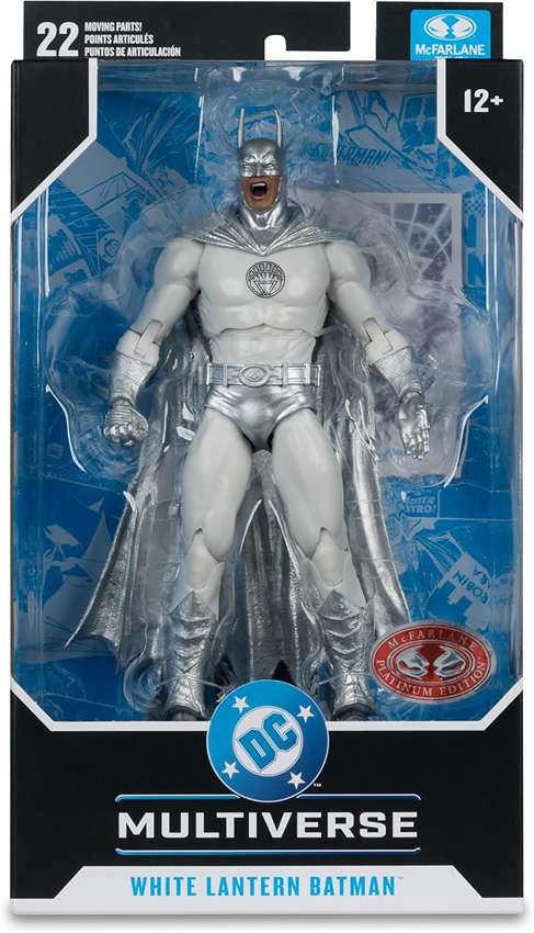 DC Multiverse White Lantern Batman (Brightest Day) Platinum 7 Inch Action Figure