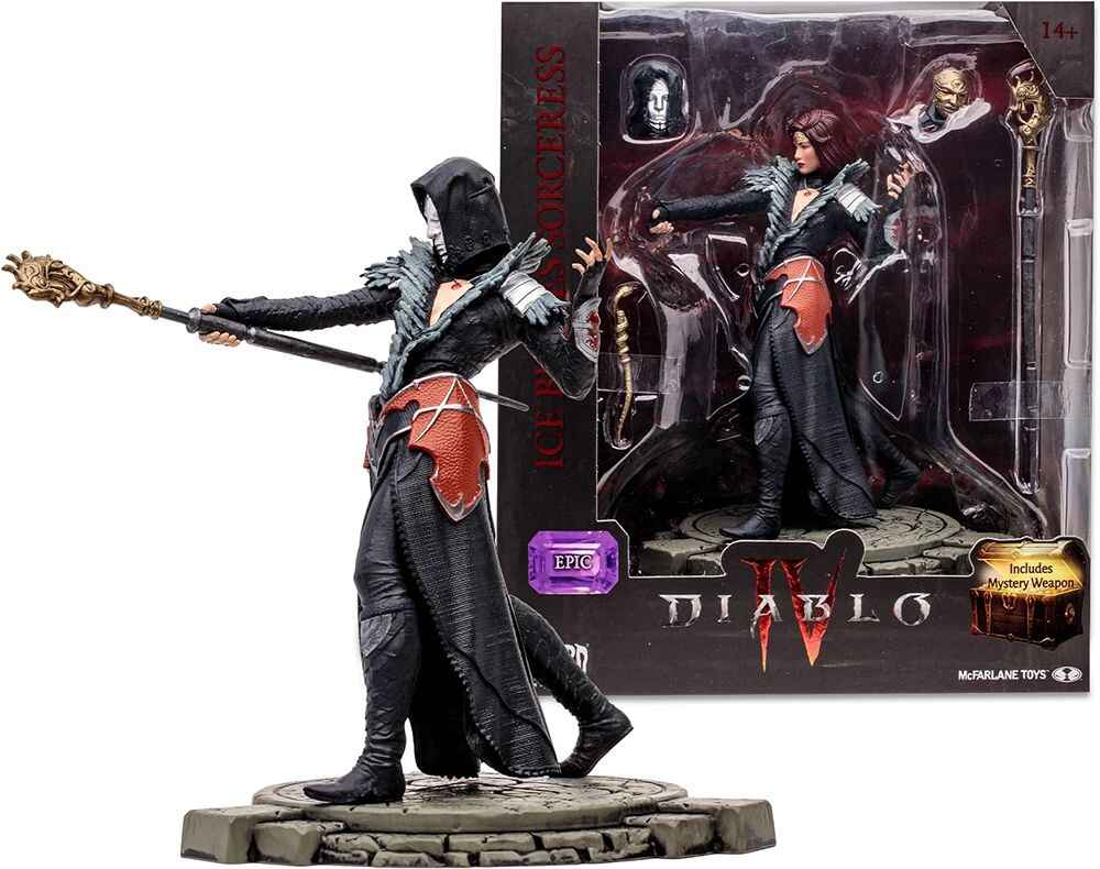 Diablo IV 6 Inch Posed Figure Wave 1 - Sorceress Ice Blades