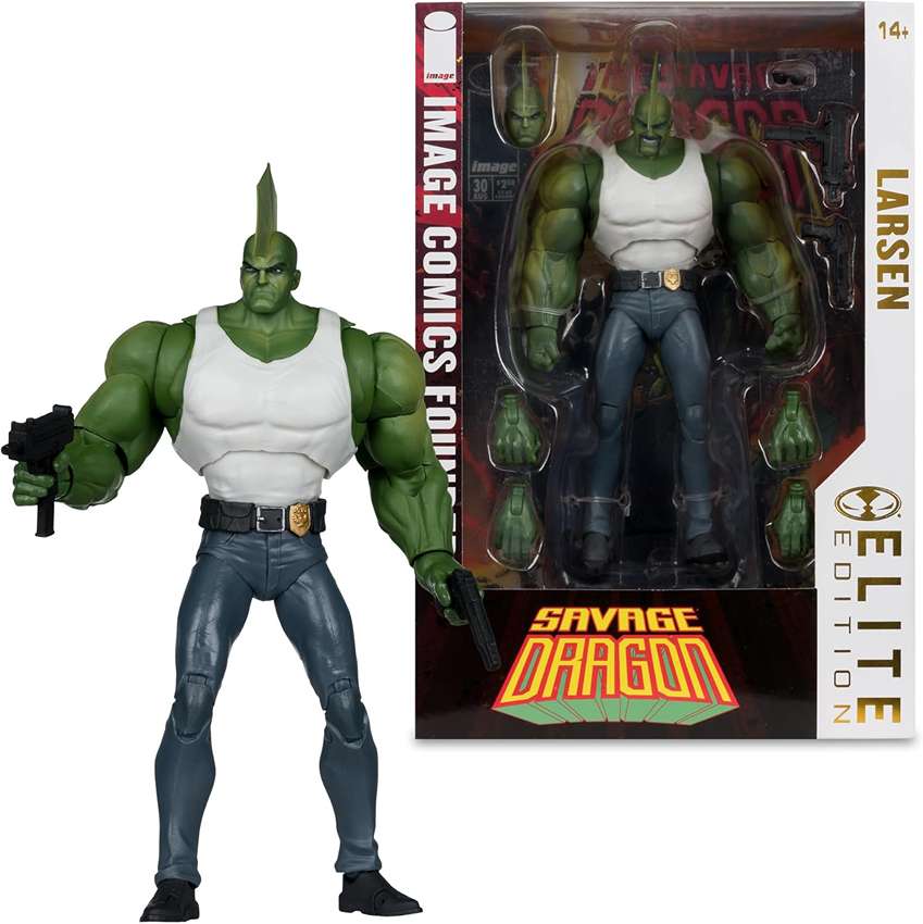 Savage Dragon Image Comics Elite Edition Dragon 7 Inch Action Figure