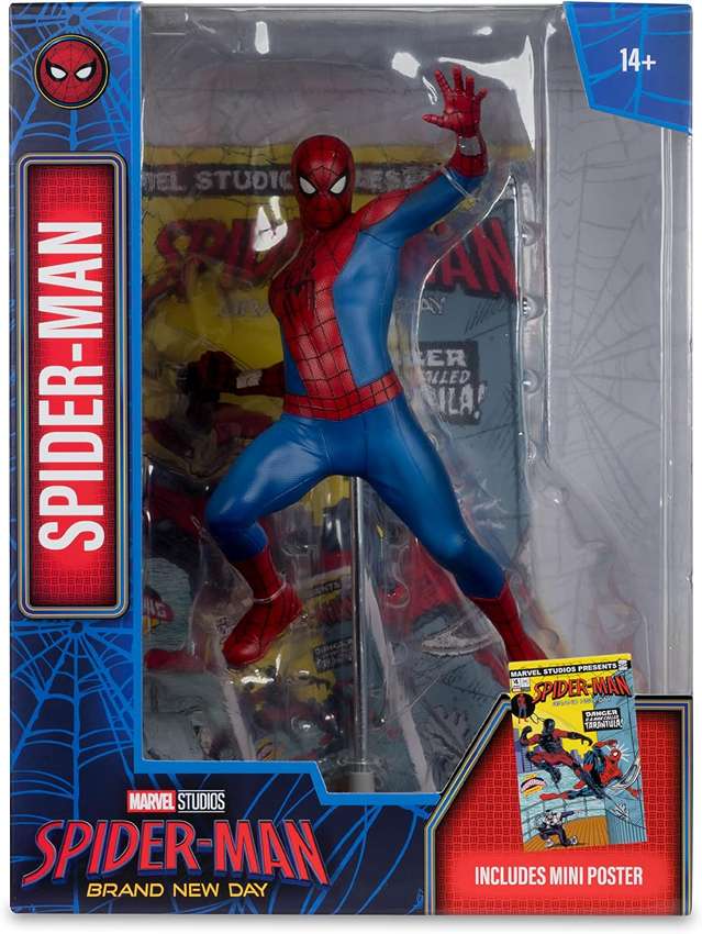 Marvel Collectibles 1/6th Scale Posed Figure - Spider-Man 10 Inch (Brand New Day)