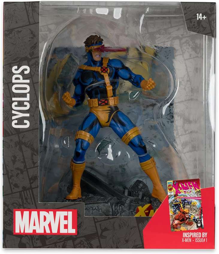 Marvel Collectibles 1/10th Scale Posed Figure - Cyclops 6 Inch (X-Men #1)
