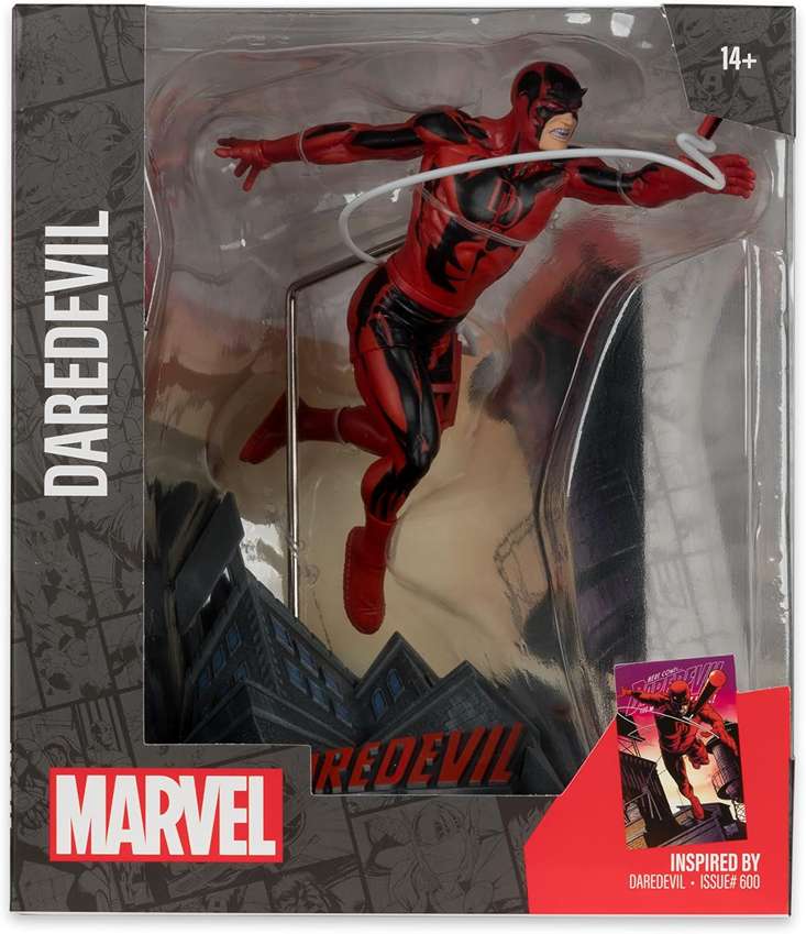 Marvel Collectibles 1/10th Scale Posed Figure - Daredevil 6 Inch (Daredevil #600)