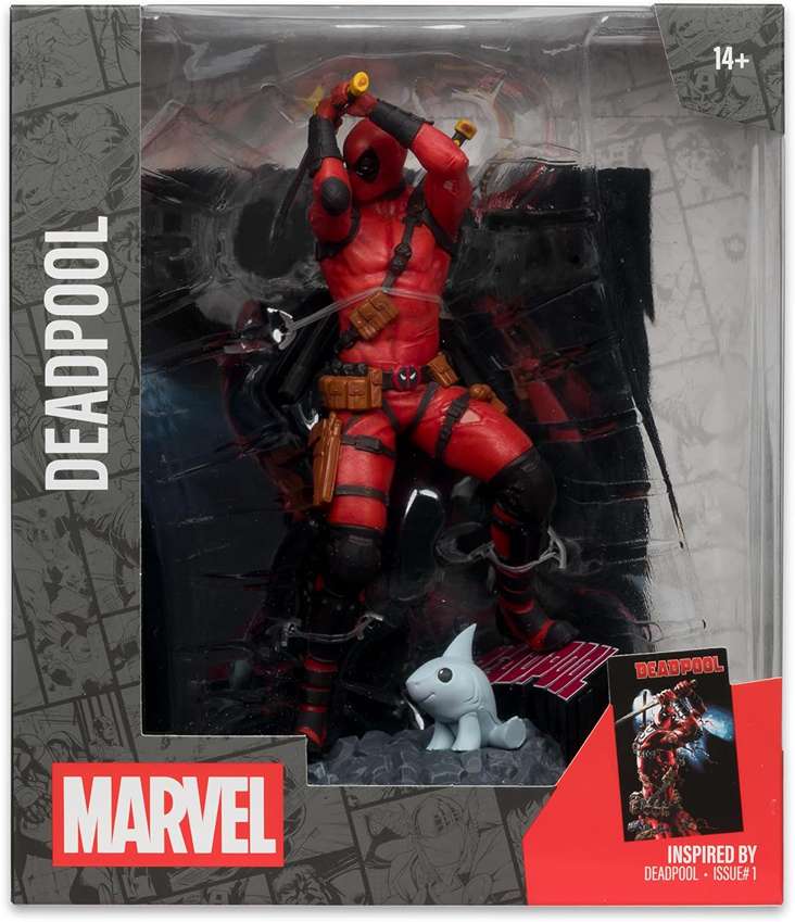 Marvel Collectibles 1/10th Scale Posed Figure - Deadpool 6 Inch (Deadpool #1)