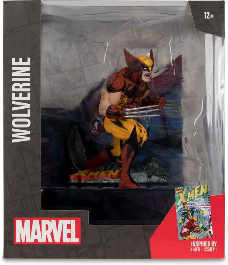 Marvel Collectibles 1/10th Scale Posed Figure - Wolverine 6 Inch (X-Men #1)