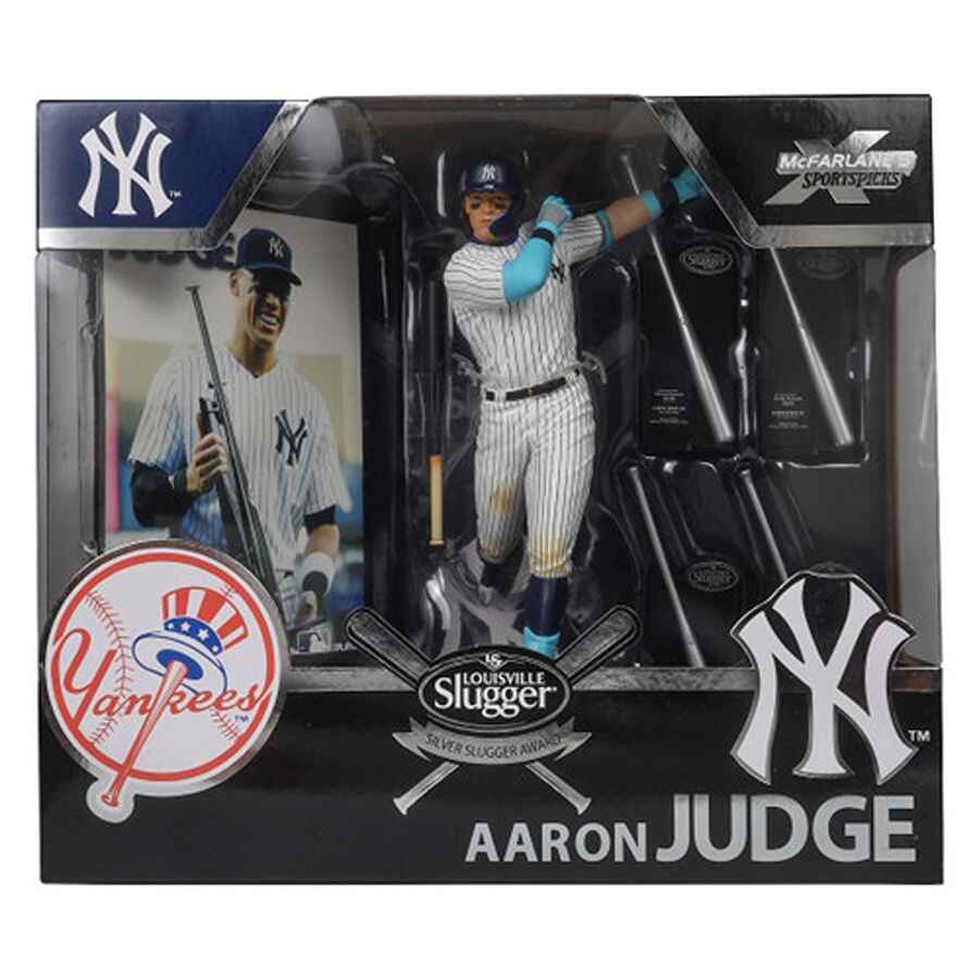 Mcfarlane Sportpicks MLB 7 Inch Posed Figure - Aaron Judge (Yankees) Silver Slugger Box Set