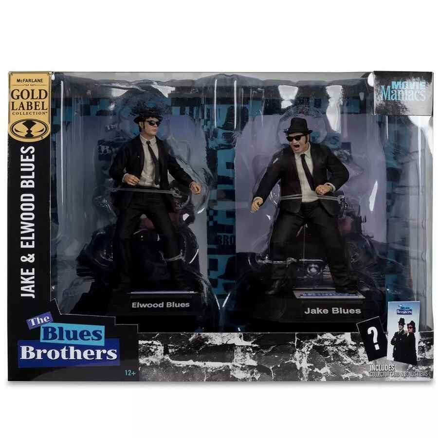 Movie Maniacs Blues Brothers - Jake and Elwood Woods (Gold Label) 2-Pack 6 Inch Posed Figure
