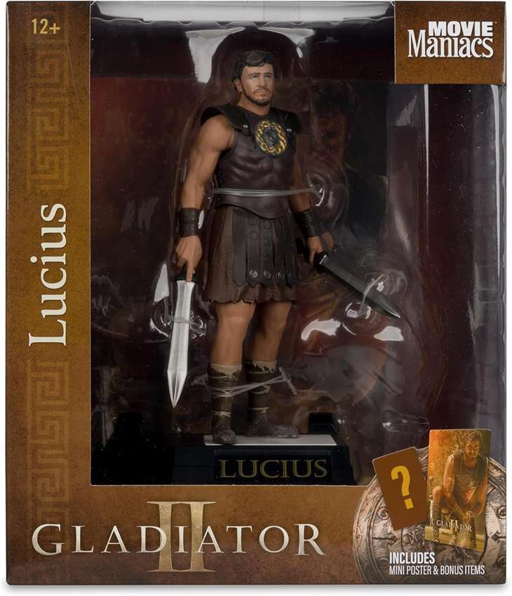 Movie Maniacs Gladiator II Lucius 6 Inch Posed Figure