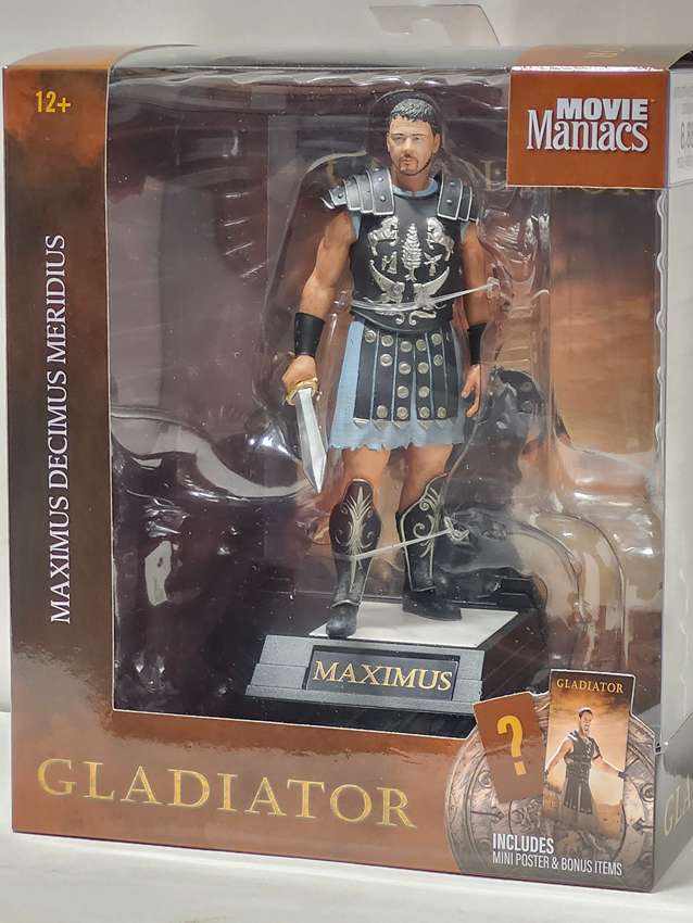 Movie Maniacs Gladiator Maximus Decimus Meridius 6 Inch Posed Figure