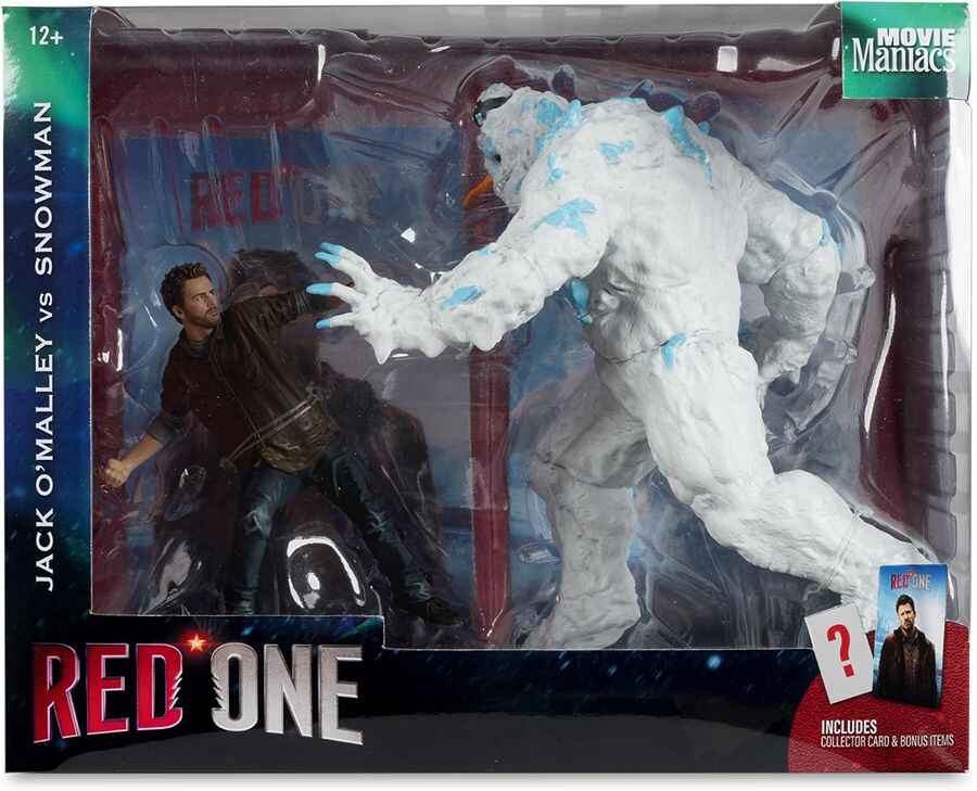 Movie Maniacs Red One - Jack O'Malley Vs Snowman 6 Inch Posed Figure 2-Pack