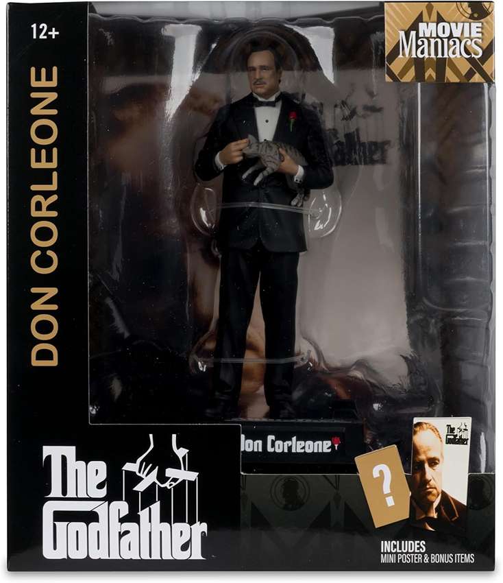 Movie Maniacs The Godfather Don Corleone 6 Inch Posed Figure