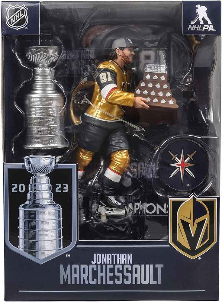 Sportpicks NHL Hockey 7 Inch Posed Figure - Jonathan Marchessault w/ Stanley Cup (Vegas Golden Knights)