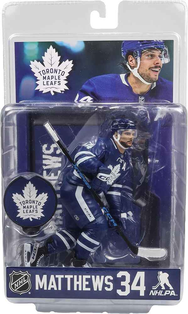 Sportpicks NHL Hockey 7 Inch Posed Figure - Auston Matthews (Toronto Maple Leafs)