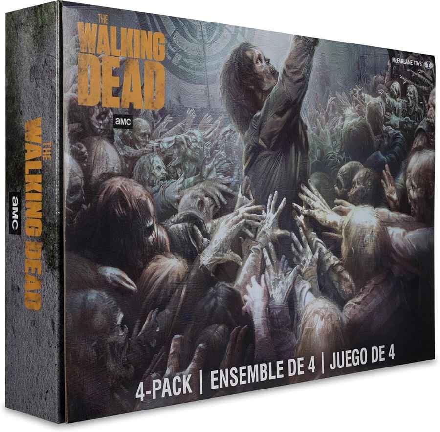 The Walking Dead TV AMC 2025 Wave 2 - Walkers 5 Inch 4-Pack Action Figure